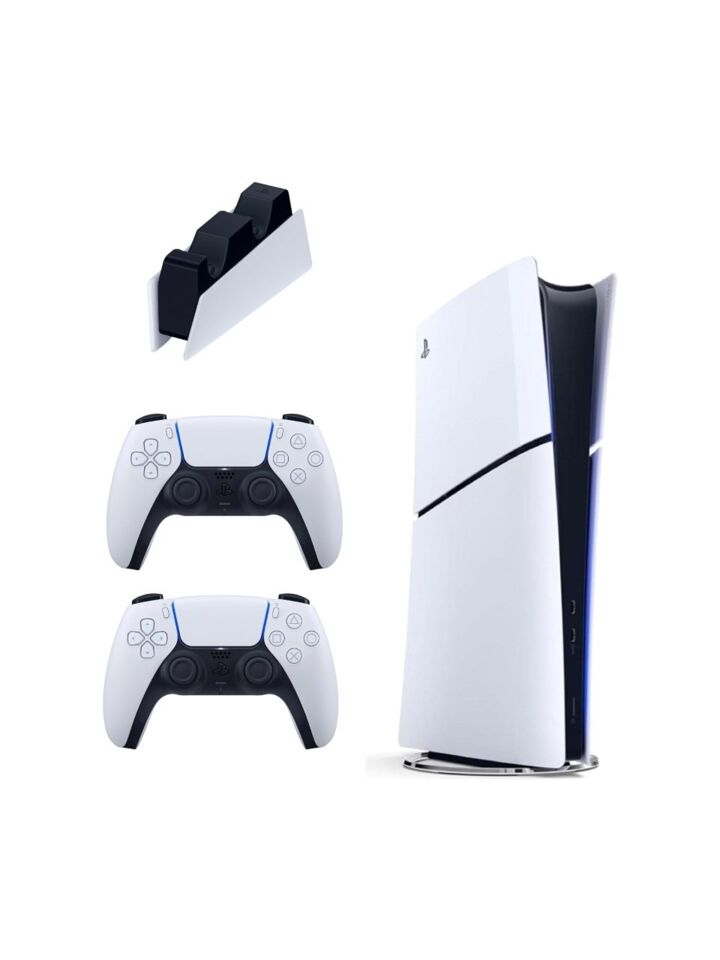 Sony Playstation 5 Slim Digital 825 GB + Şarj İstasyonu + 2. Dualsense (İthalatçı Garantili)
