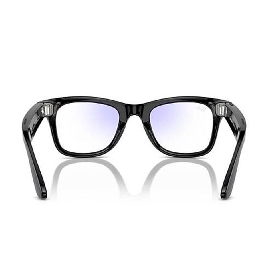 Ray-Ban Meta Wayfarer RW4006 50 Beden 601/SB50 Parlak Siyah-Clear (İthalatçı Garantili)