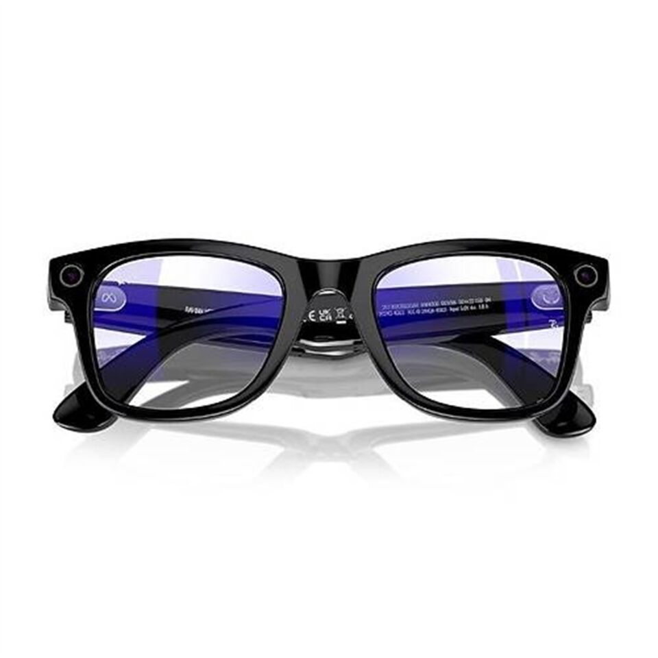 Ray-Ban Meta Wayfarer RW4006 50 Beden 601/SB50 Parlak Siyah-Clear (İthalatçı Garantili)