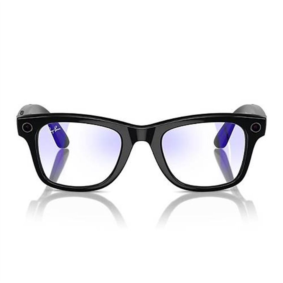 Ray-Ban Meta Wayfarer RW4006 50 Beden 601/SB50 Parlak Siyah-Clear (İthalatçı Garantili)
