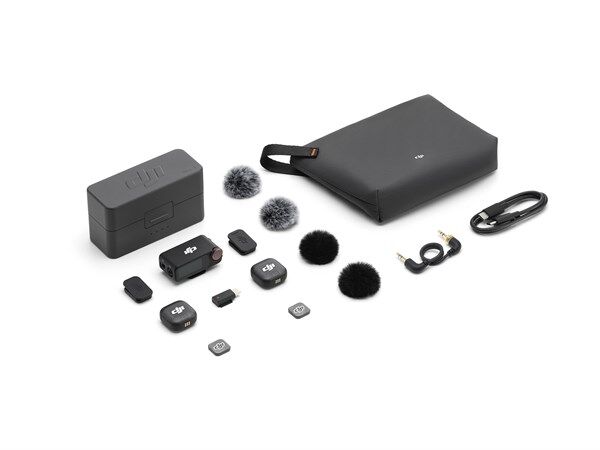 DJI Mic 3 Kablosuz 2 Kişilik Mikrofon Seti (İthalatçı Garantili)