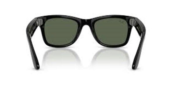 RAY-BAN META WAYFARER PARLAK SİYAH YEŞİL CAM (2. NESİL) RW 4012