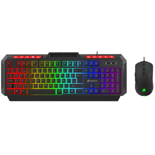 GameBooster KM-11B Knight Siyah Klavye Mouse Set