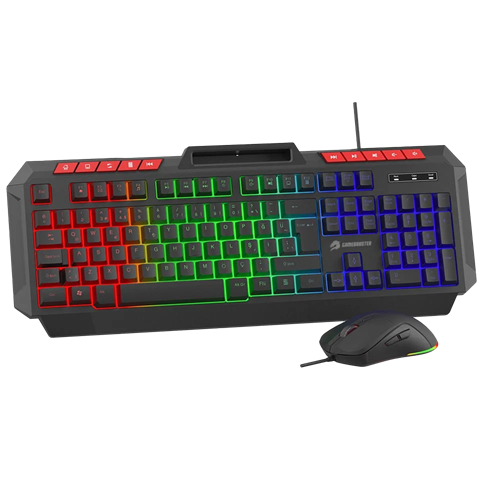 GameBooster KM-11B Knight Siyah Klavye Mouse Set