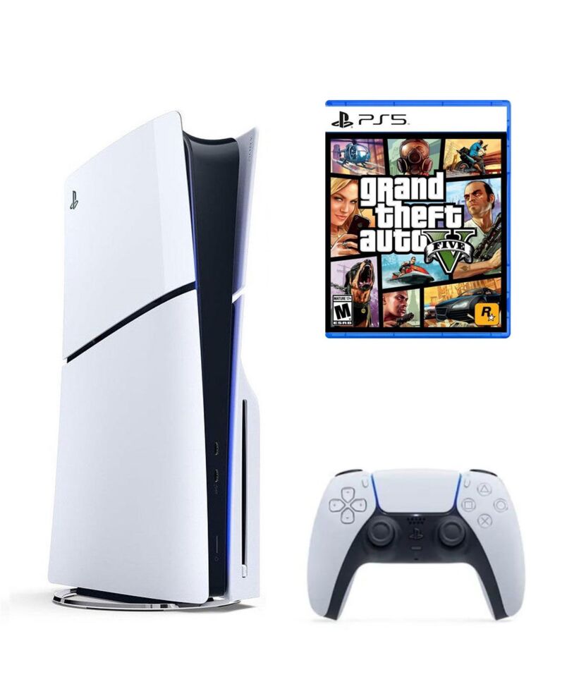 SONY PS5 PLAYSTATİON 5 SLİM CD Lİ 1TB + PS5  GTA 5  OYUN (İthalatçı Garantili)