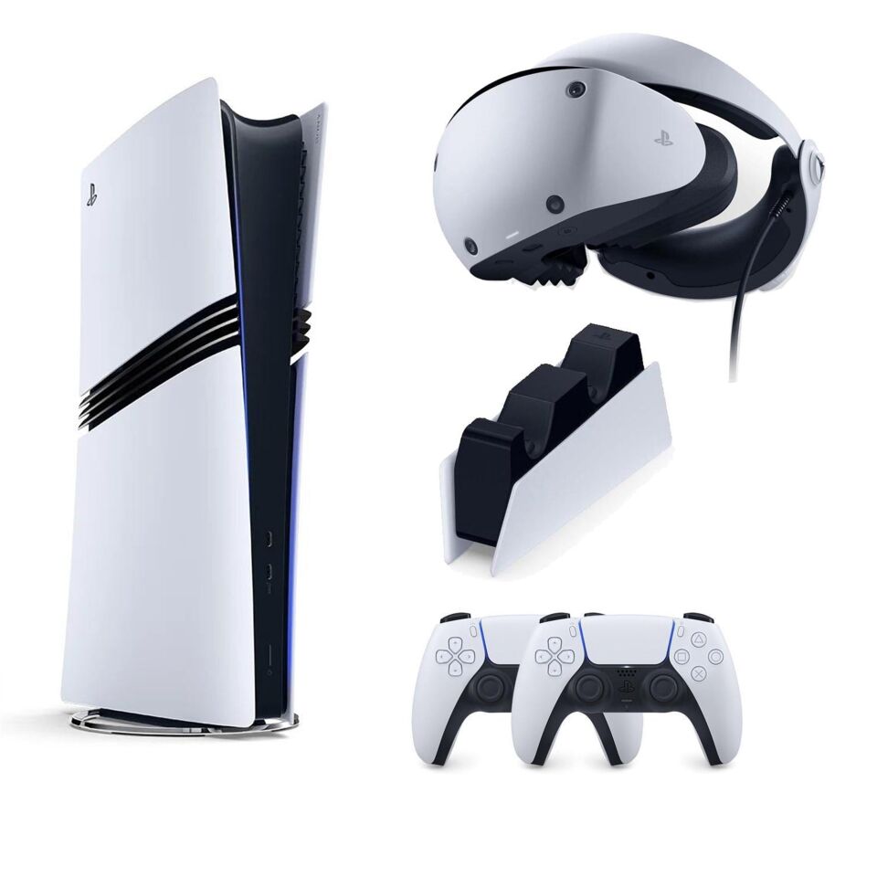 SONY PLAYSTATİON 5 PS5 PRO 2TB + 2.KOL + SONY ŞARJ İSTASYONU + PS5 VR 2 (İthalatçı Garantili)
