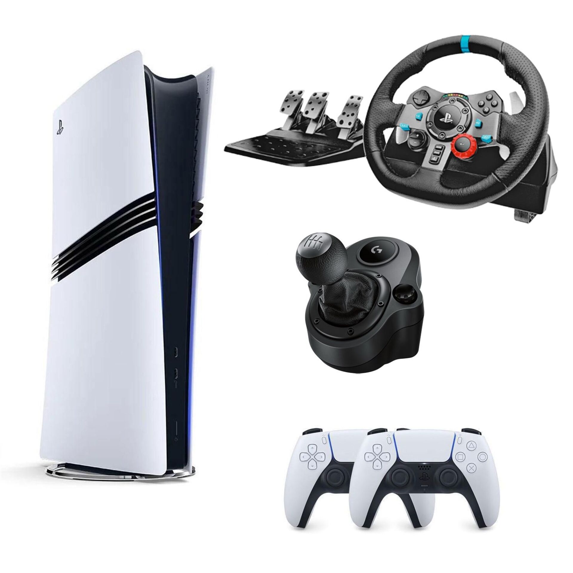 SONY PLAYSTATİON 5 PS5 PRO 2TB + 2.KOL + SHİFTER + LOGİTECH G29 DİREKSİYON OYUN KONSOLU (İthalatçı Garantili)