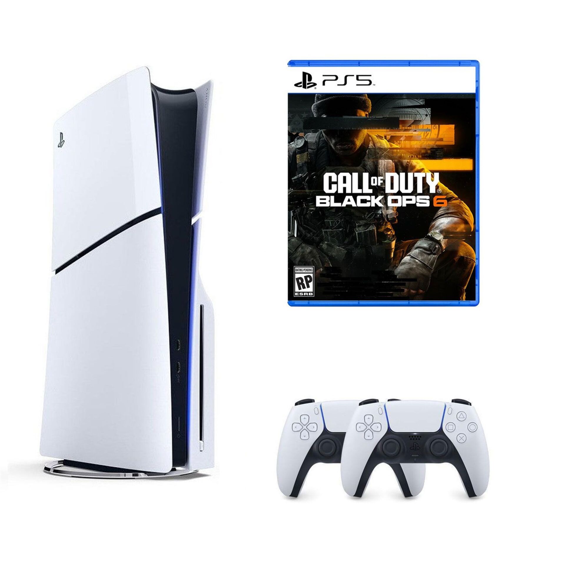 SONY PS5 PLAYSTATİON 5 SLİM CD Lİ 1TB OYUN KONSOLU + 2.KOL + CALL OF DUTY BLACK OPS 6 (İthalatçı Garantili)