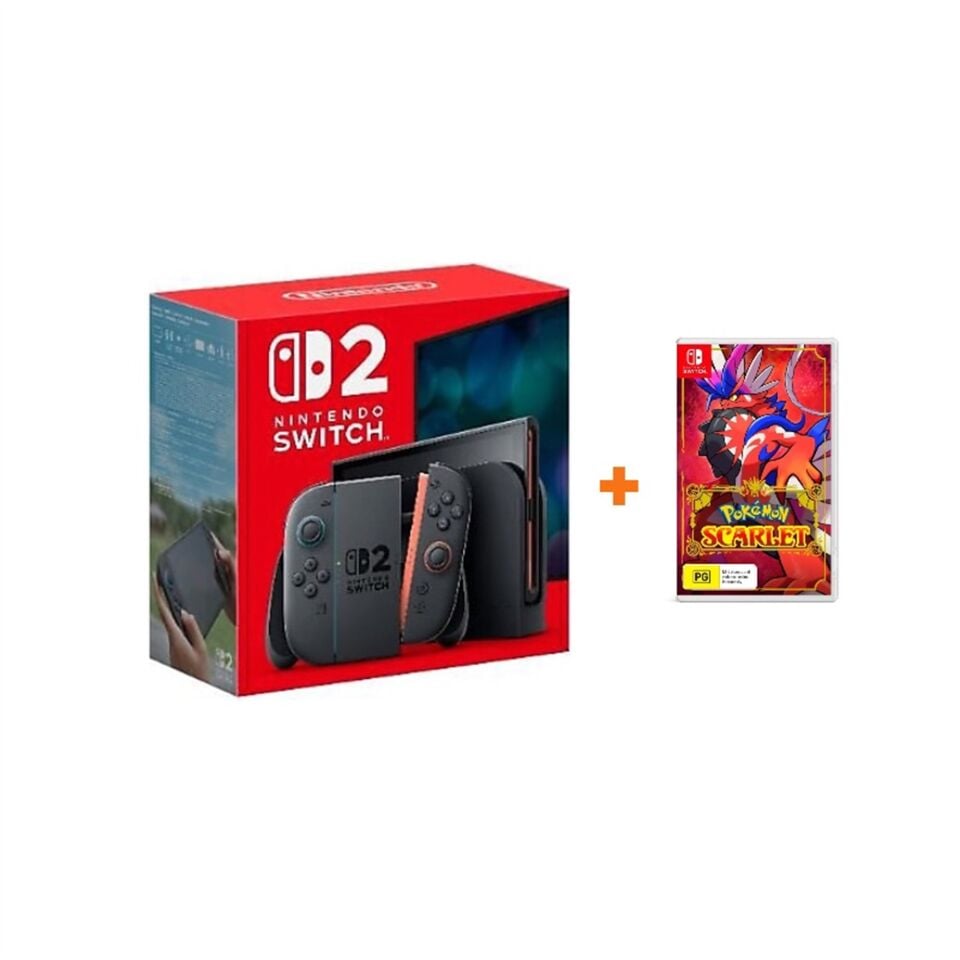 Nintendo Switch 2 Oyun Konsolu + Nintendo Switch Pokemon Scarlet Oyun (İthalatçı Garantili)