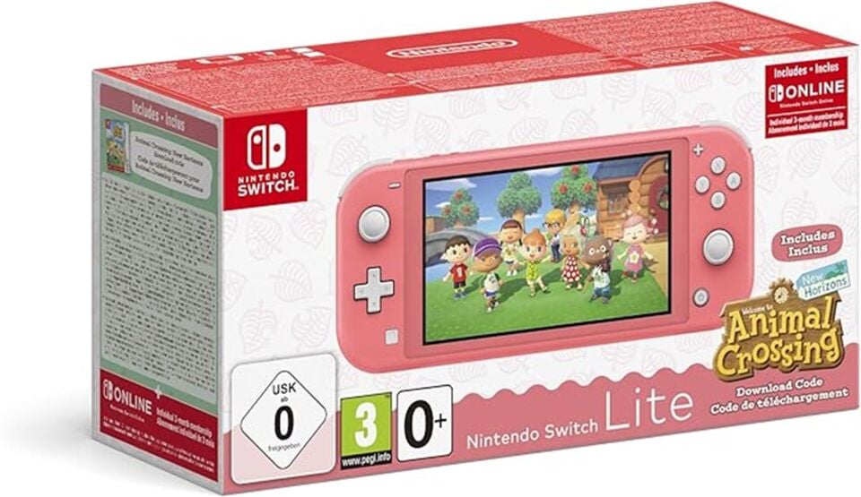 NİNTENDO SWİTCH LİTE ANIMAL CROSSING OYUN KONSOLU OYUNSUZ PAKET (İthalatçı Garantili)