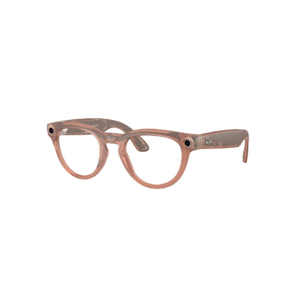 Ray Ban Meta Headliner Gen2 Matte Peach Clear/Grey Transitions 68901Z50