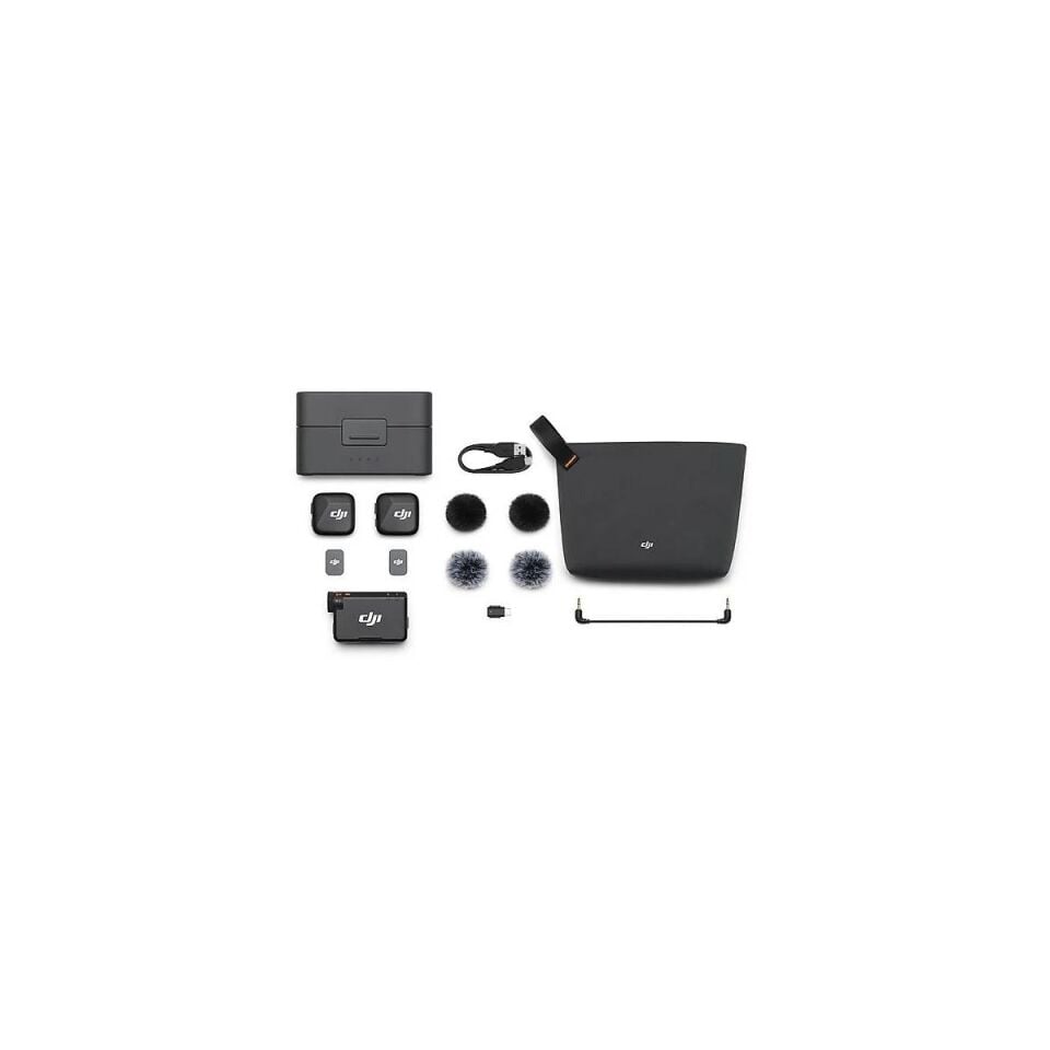 DJI MİC MİNİ (2 TX + 1 RX + ŞARJ KUTUSU) MİKROFON