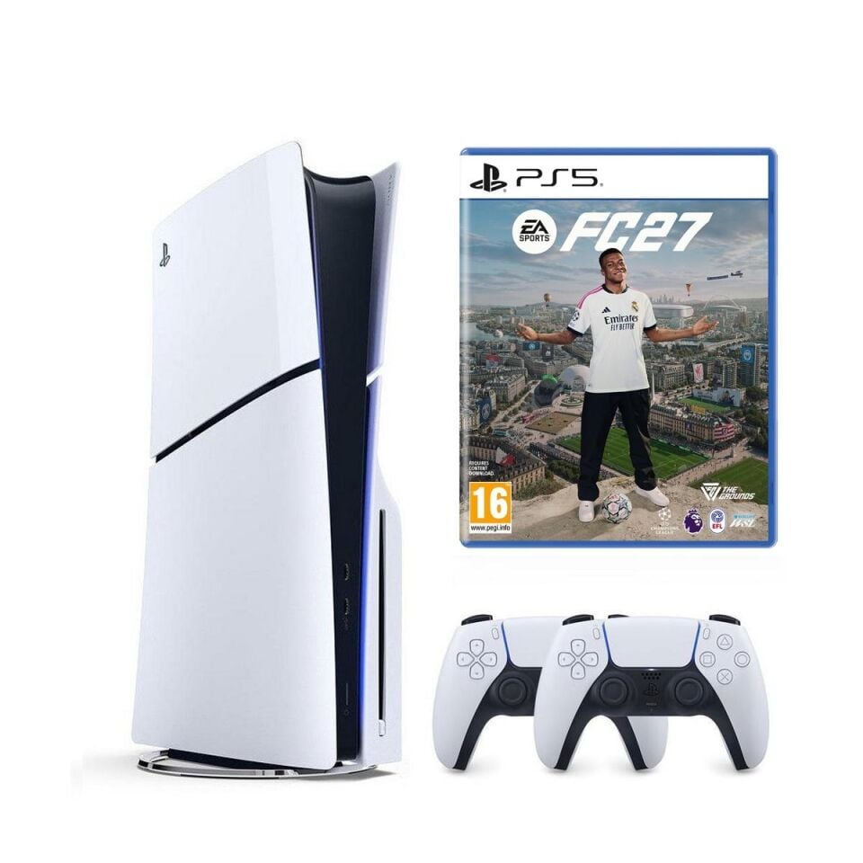 SONY PLAYSTATİON 5 PS5 SLIM CD Lİ + 2.KOL + FC 27 OYUNU